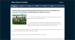 Desktop Screenshot of newhorizonorchids.com